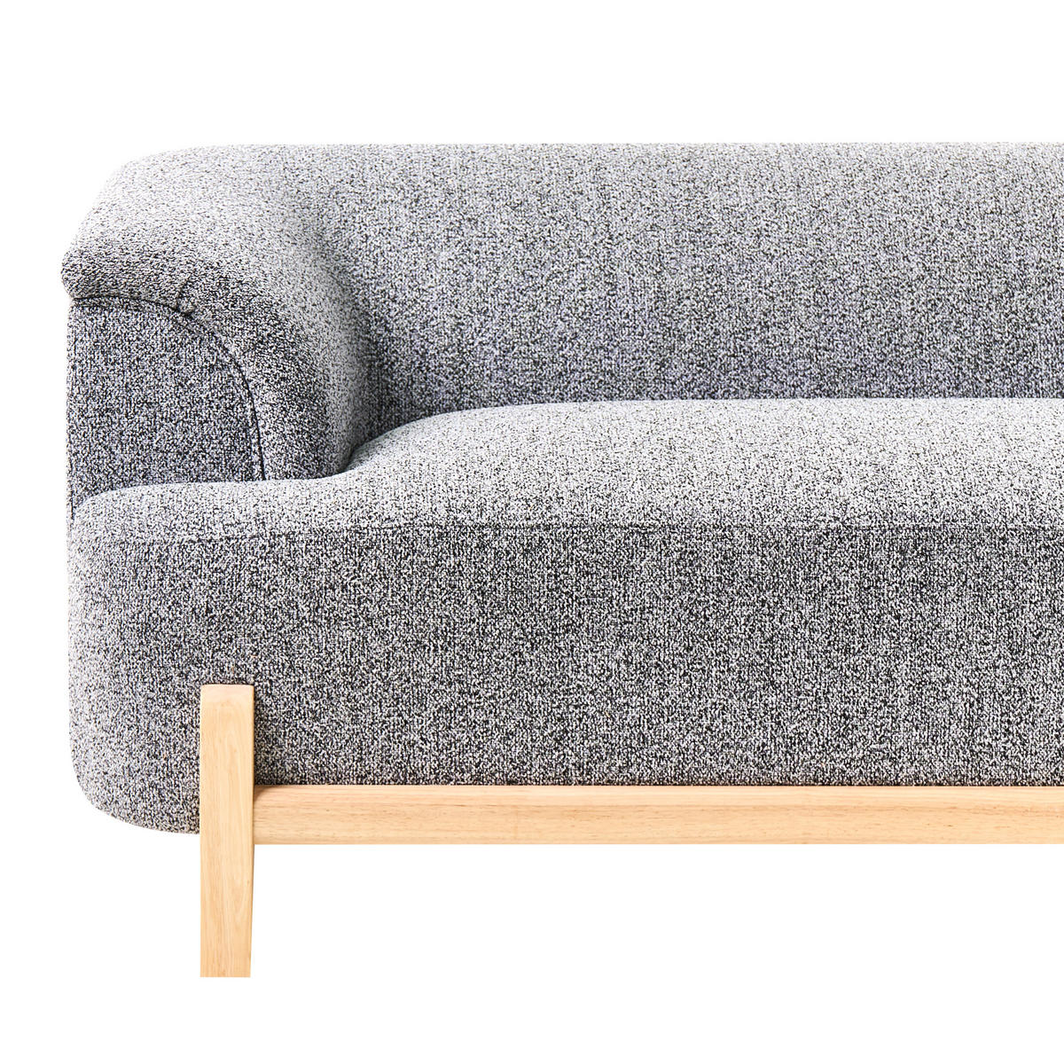 2-SITZER-SOFA Stoff Dunkelgrau Alnor - Dunkelgrau, Textil (162/67/85cm) - Beliani