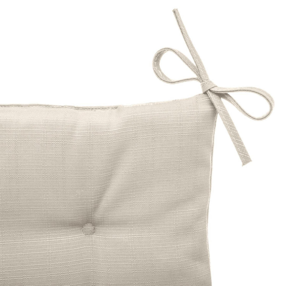 SITZKISSEN Korai 40/40 cm - Beige, Textil (40cm)