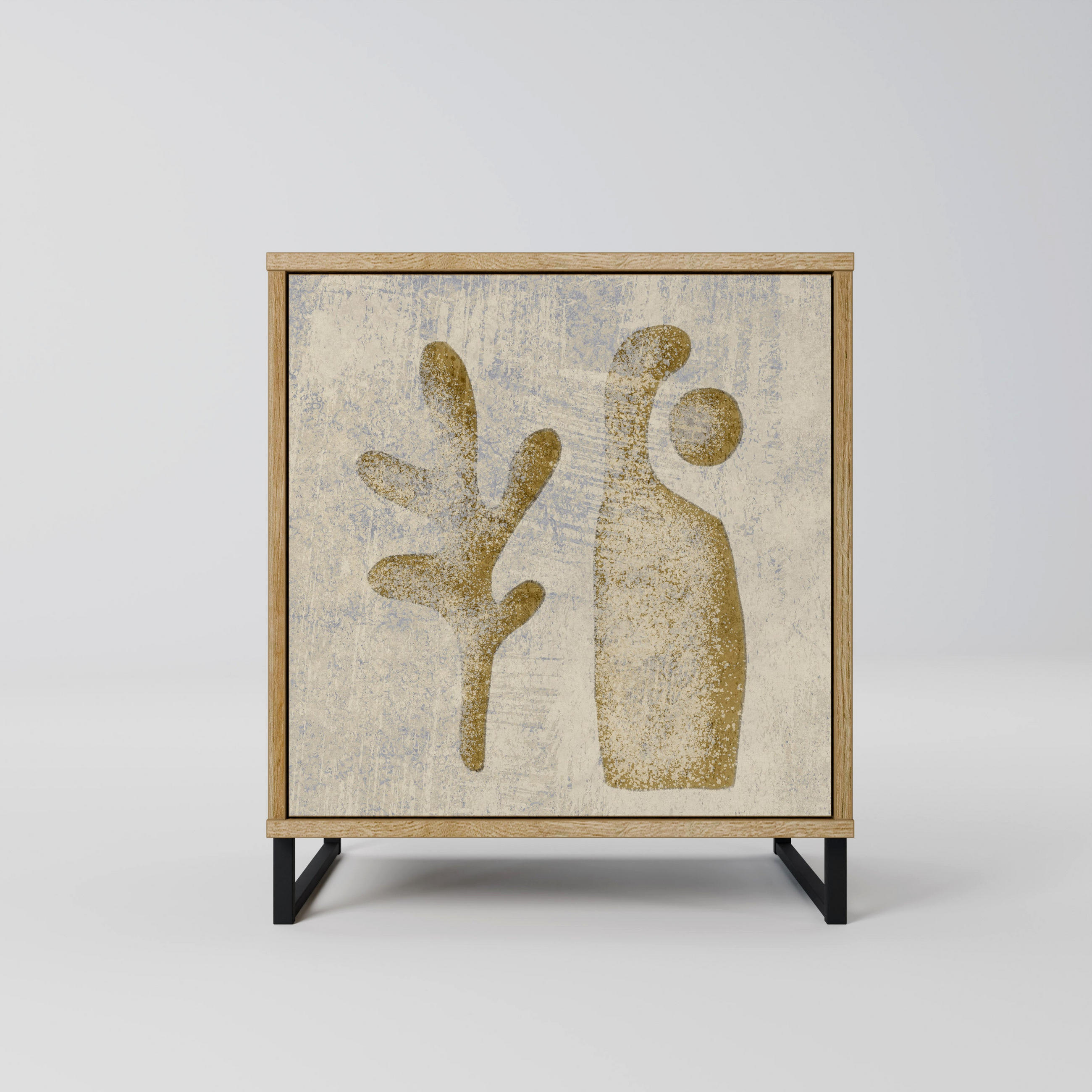 SpaceRebels Sideboard Eiche 57.5x67.5x42 cm