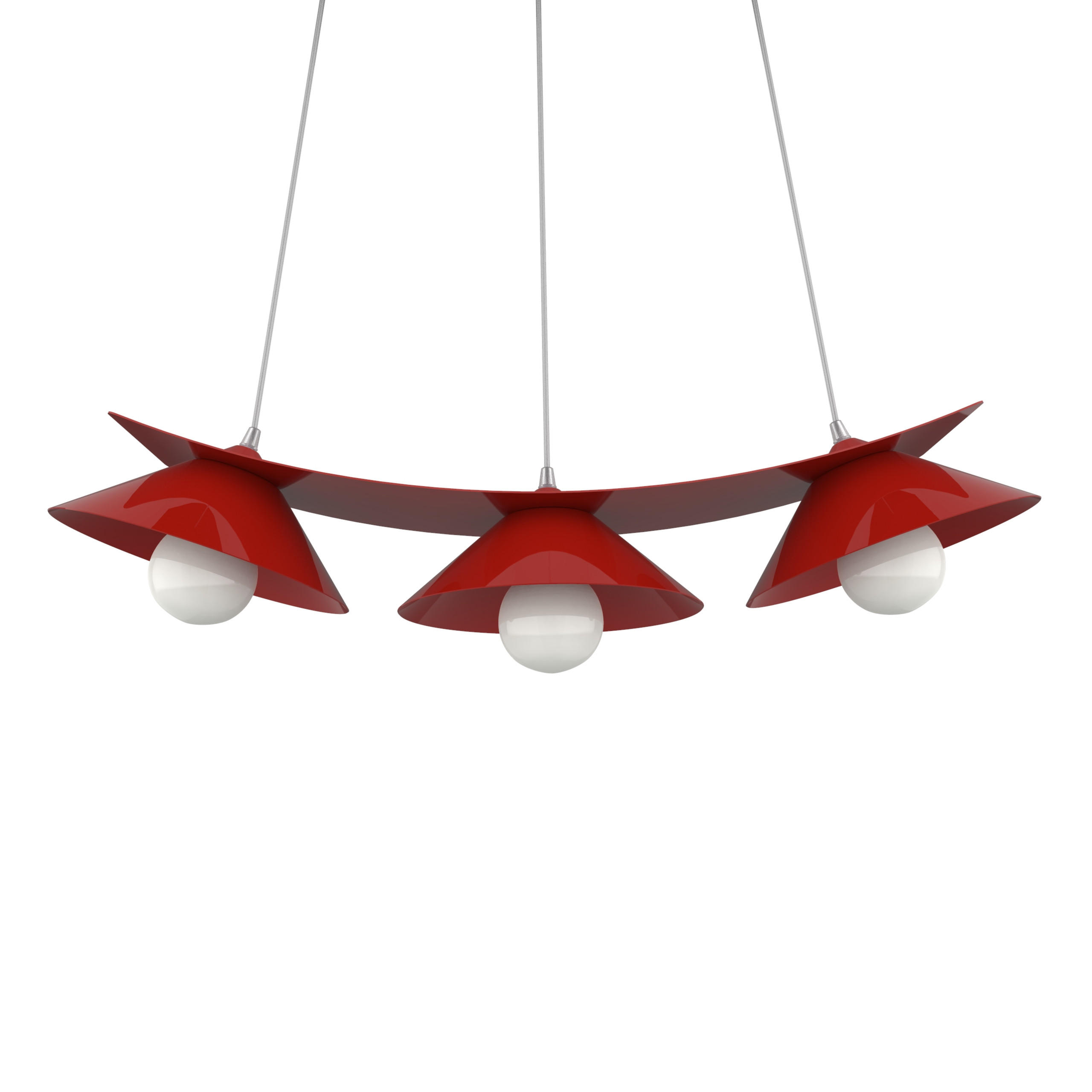 Lumicom Hängeleuchte Rot 25x16x70 cm