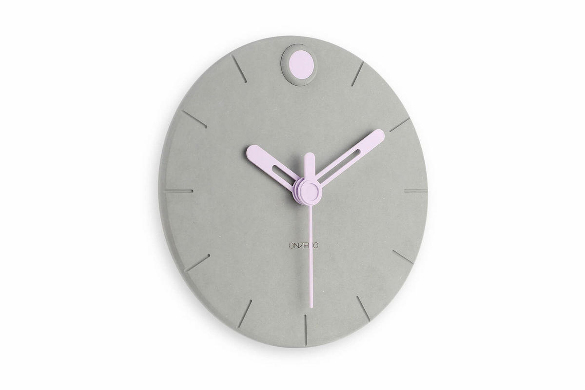 WANDUHR Design Grau 29/29 cm - Grau, Holzwerkstoff (29/29/1cm) - ONZENO