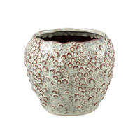 TOPF Avis Beige 20/20/17cm - Beige, Keramik (17cm) - PTMD Collection