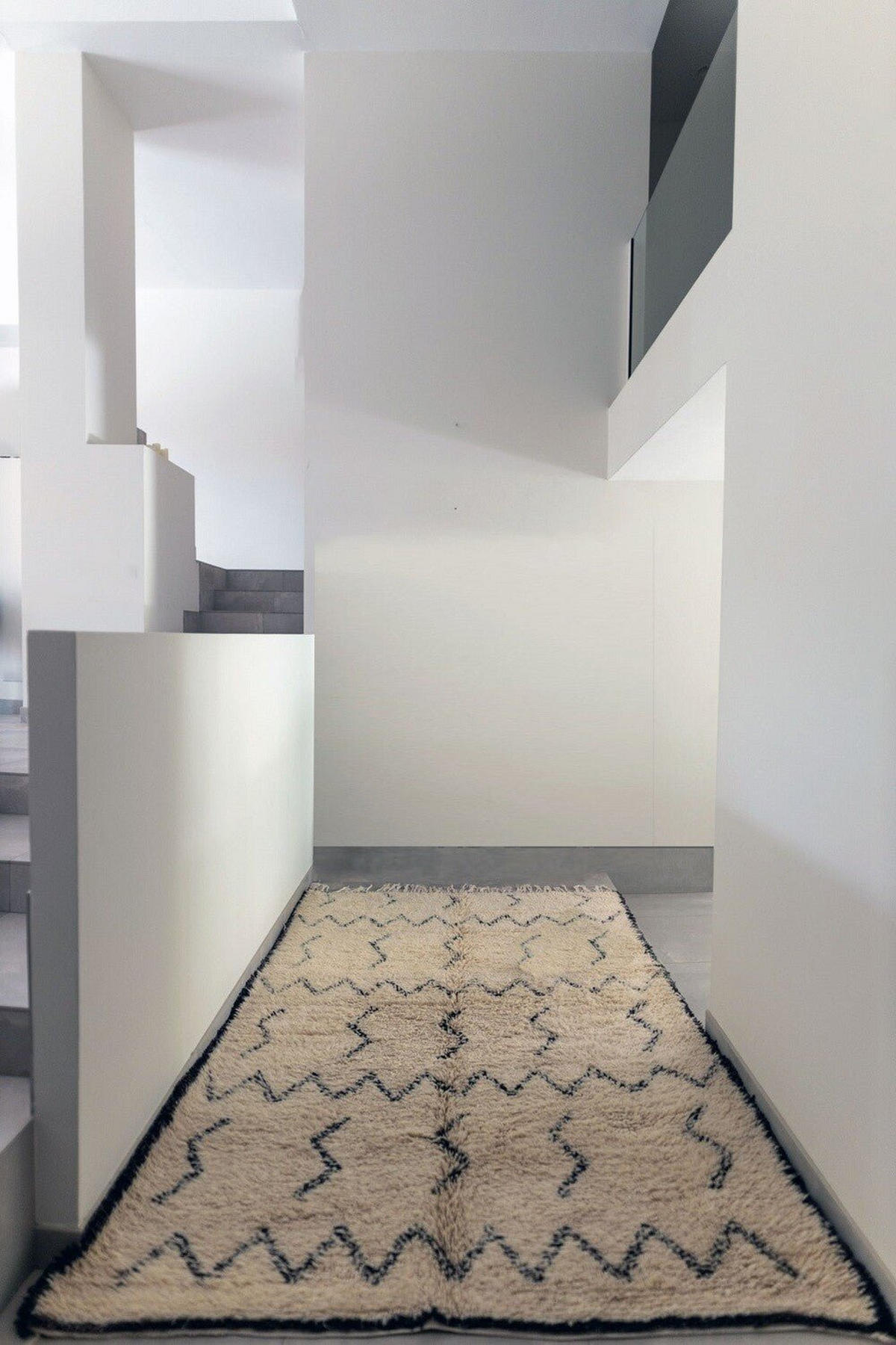 BERBERTEPPICH marokkanisch schwarz weiß Medina beige - Beige, Naturmaterialien (250/350cm) - AFK Living