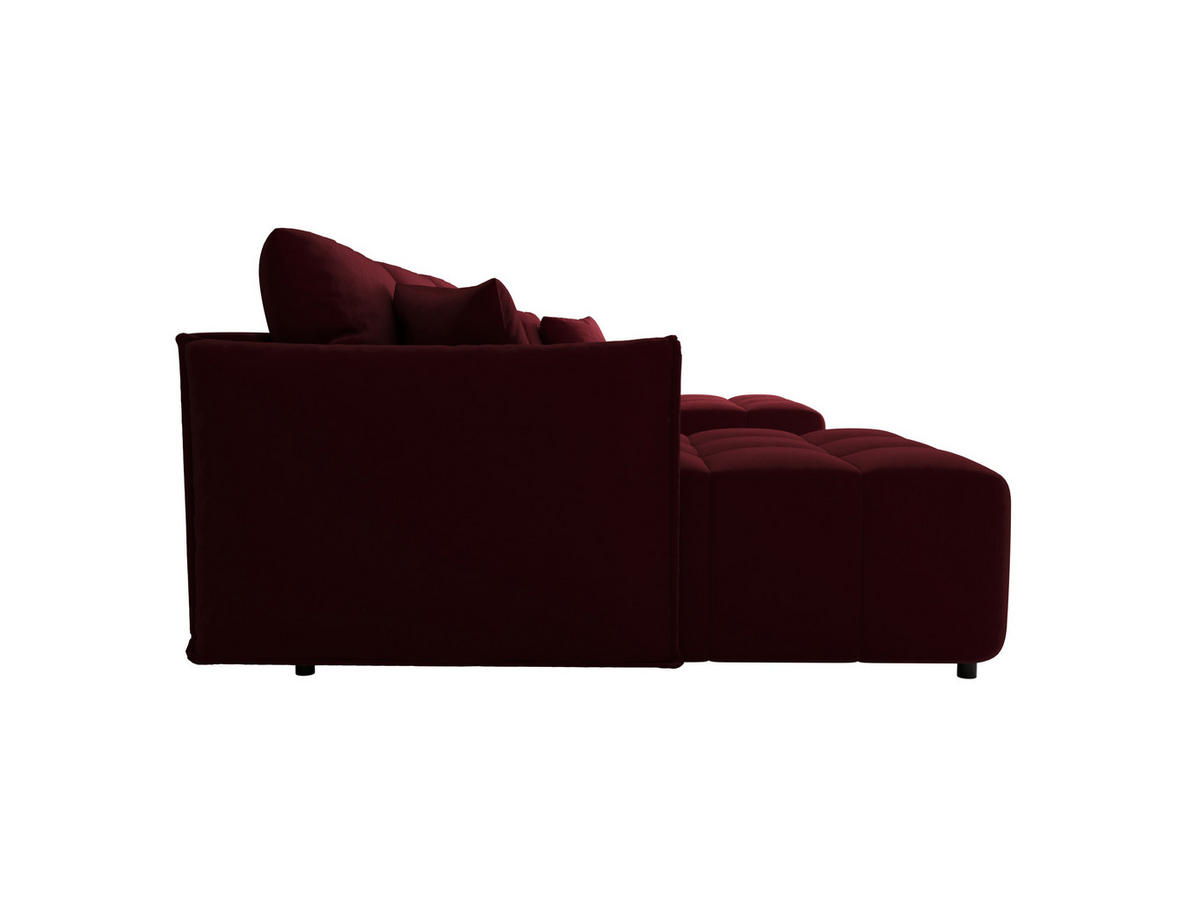 WOHNLANDSCHAFT Onil mit Schlaffunktion - Rot, Textil (342/88/190cm) - SIMKAM Furniture