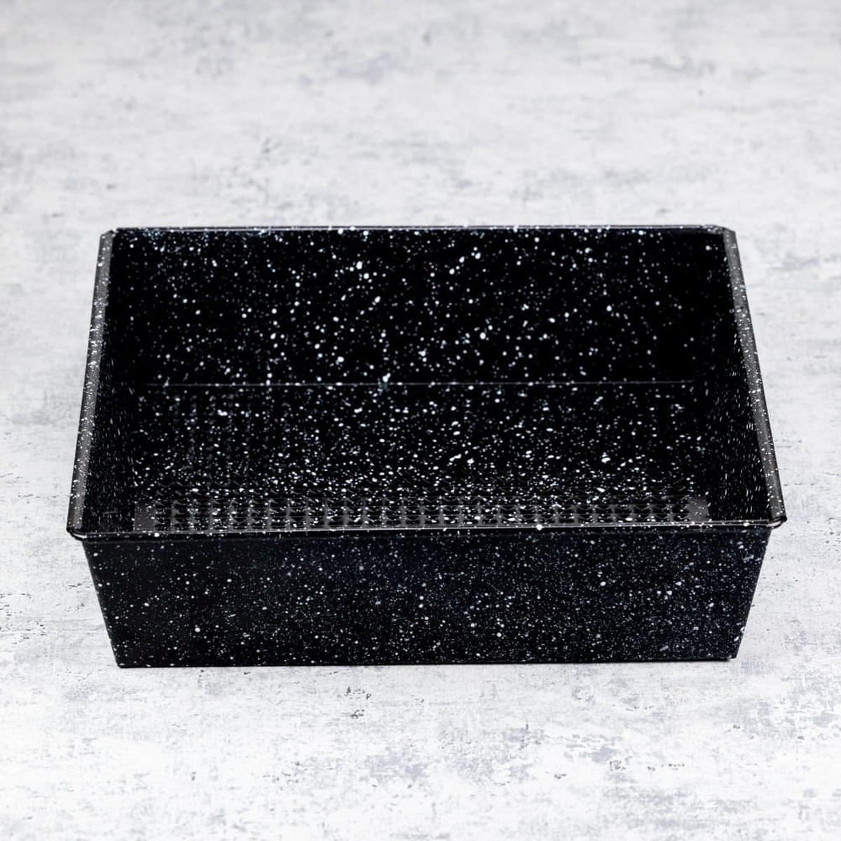 BACKFORM Schwarz 24/24/6 cm KH1774 - Schwarz, Metall (24/6/24cm) - Kinghoff 