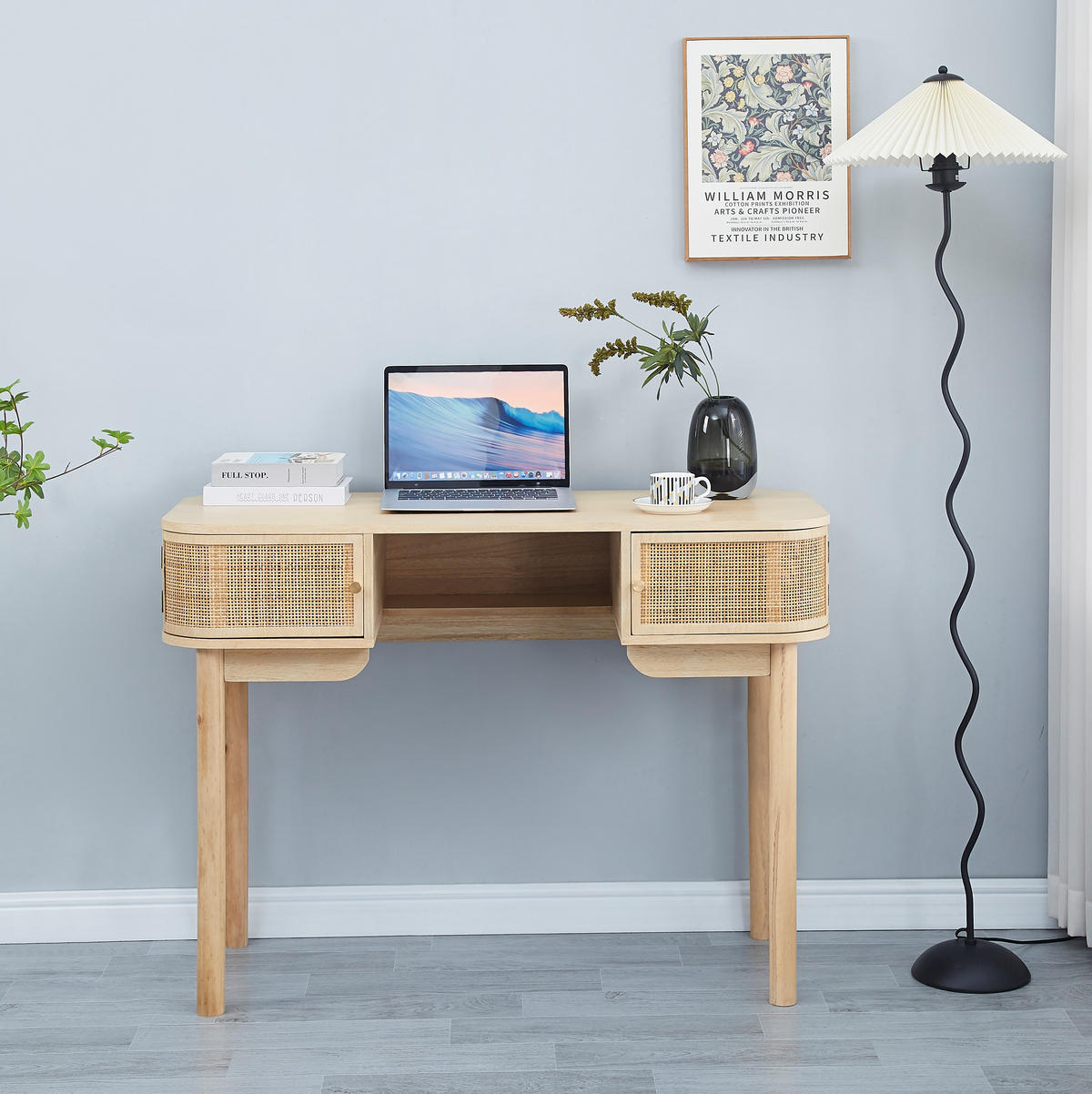 SCHREIBTISCH Rechteckig Braun 110 x 45 x 78 cm - Braun, Holz (45/110/78cm) - Nordlys