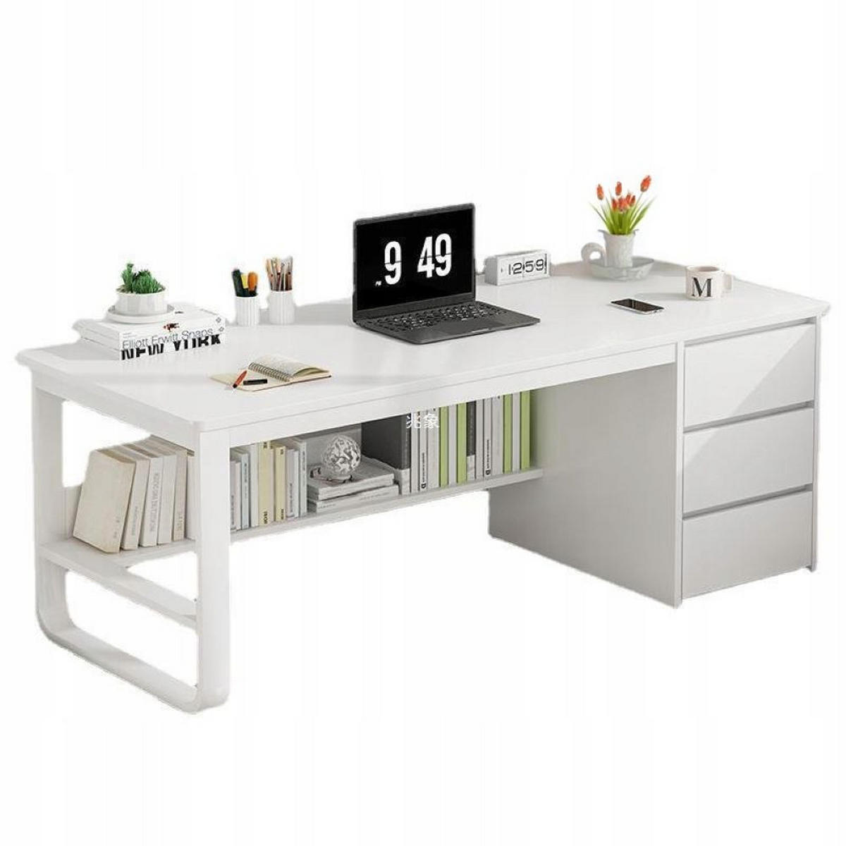 COMPUTERTISCH, weiß 100/50/73 cm - Weiß, Holzwerkstoff (50/100/73cm)