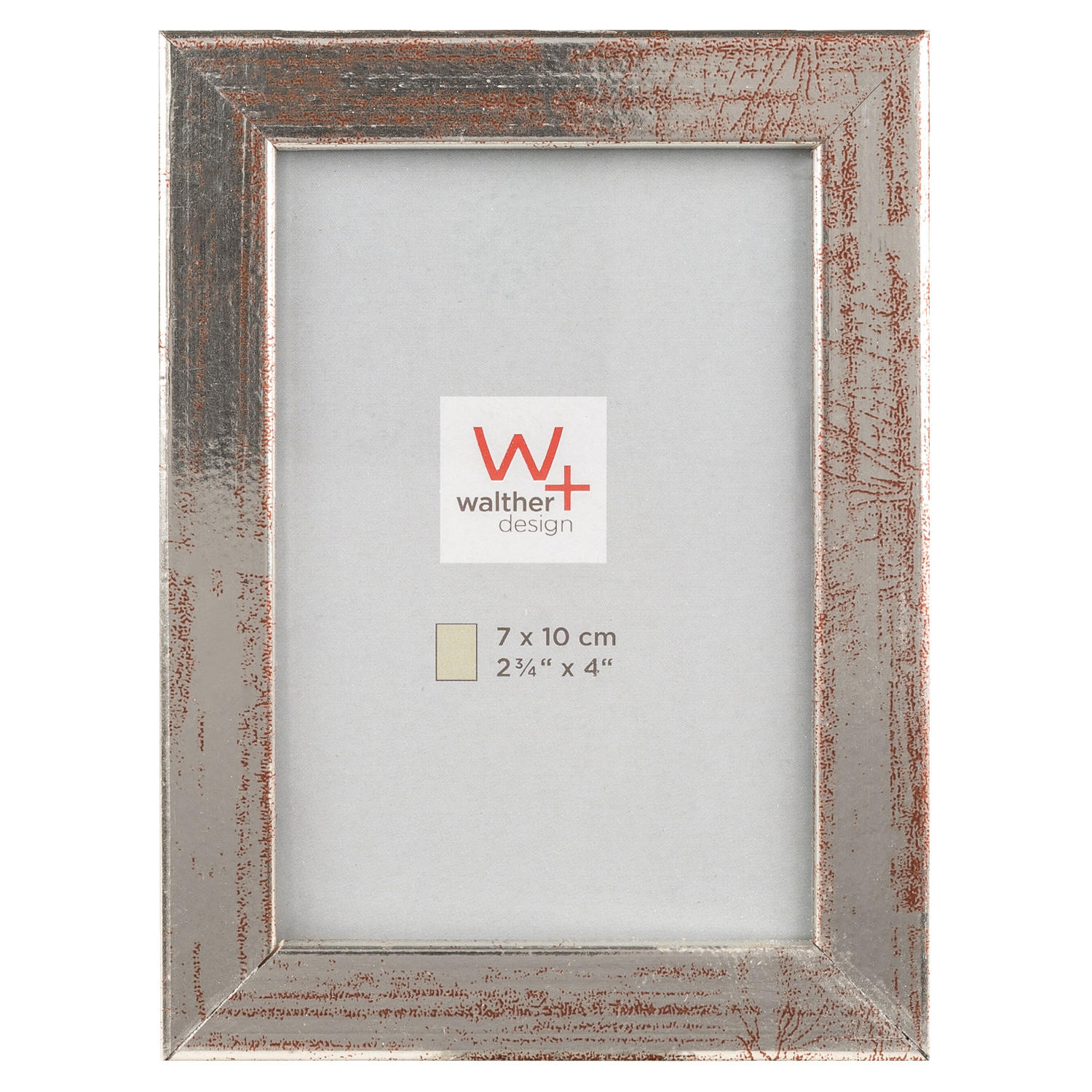 BILDERRAHMEN Peppers Holzrahmen 7x10 Silber - Silberfarben, Holzwerkstoff (9.5/12/1.5cm) - walther design