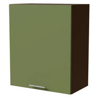 HÄNGESCHRANK Brerra W2/60 Lava / RAL 6025 farngrün Matt 60 / 32,5 / 72cm - Dunkelgrau/Grün, Holz/Holzwerkstoff (60/72/32.5cm) - Feldmann-Wohnen