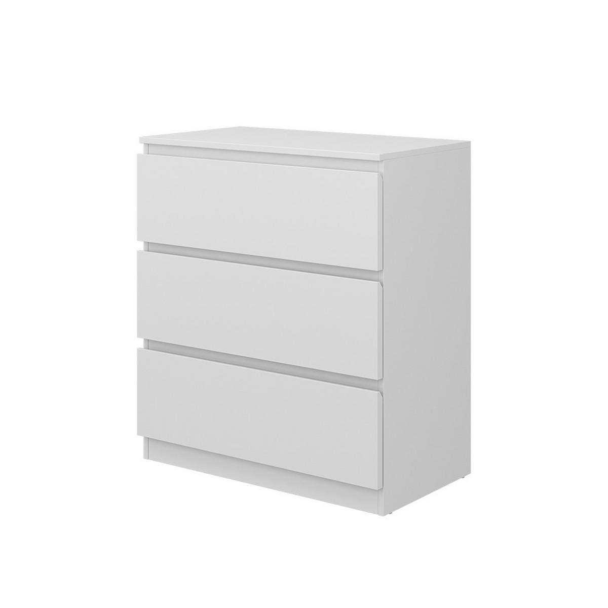 KOMMODE Calisto Weiß 70 x 78.5 cm - Weiß, Holzwerkstoff (39/78.5/70cm) - Vicco