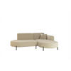 ECKSOFA Valencia Xs - Beige, Holzwerkstoff/Textil (236/165cm) - Fun Möbel