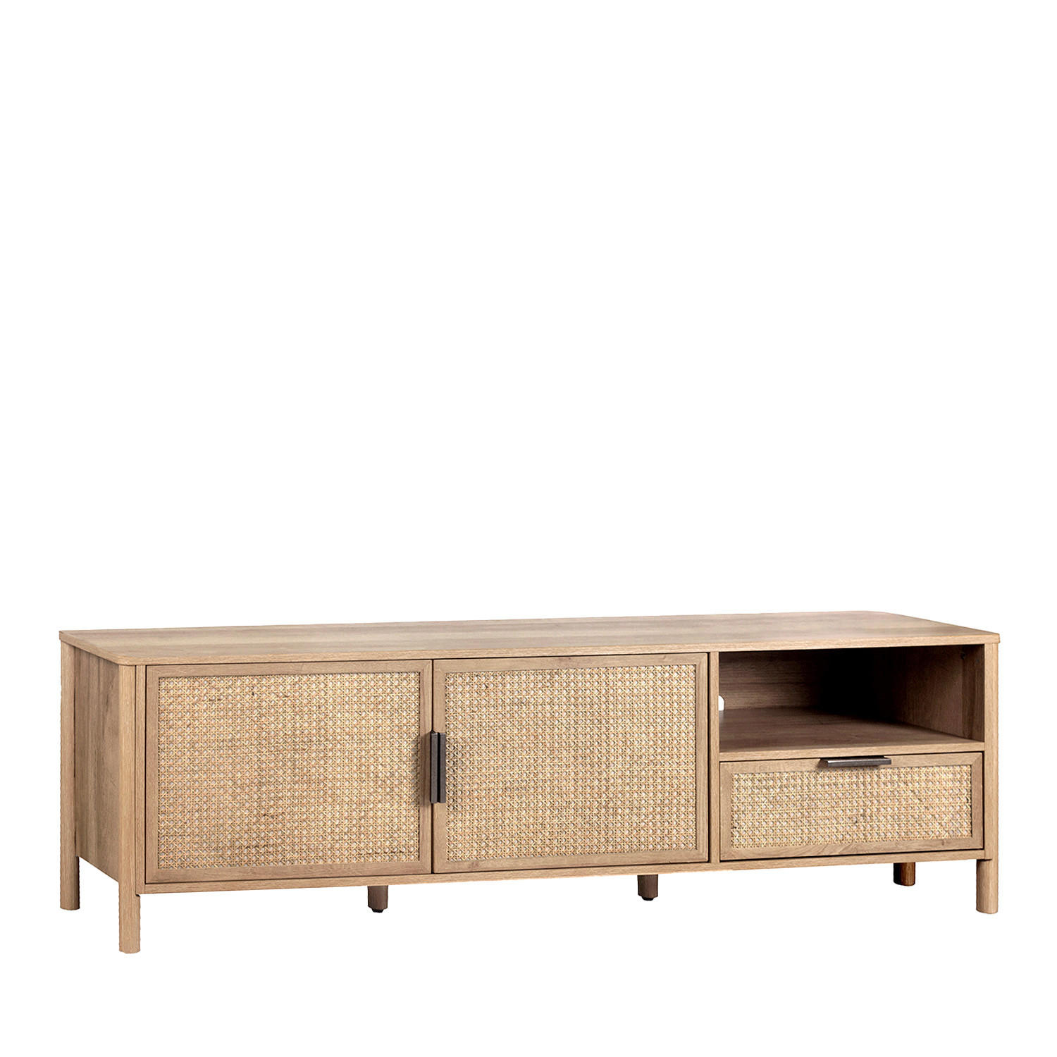 TV-ELEMENT Bent Natürlich 160 cm x 50 cm - Naturfarben, Holzwerkstoff (160/50/40cm)