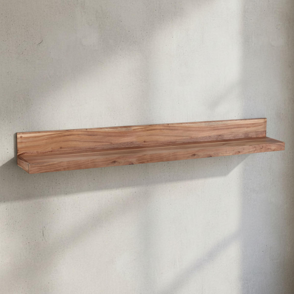 WANDREGAL NAKO Massivholz Flexibles Design Landhausstil, Beige 160x24x17 cm - Beige, Holz (160/17/24cm) - KADIMA DESIGN