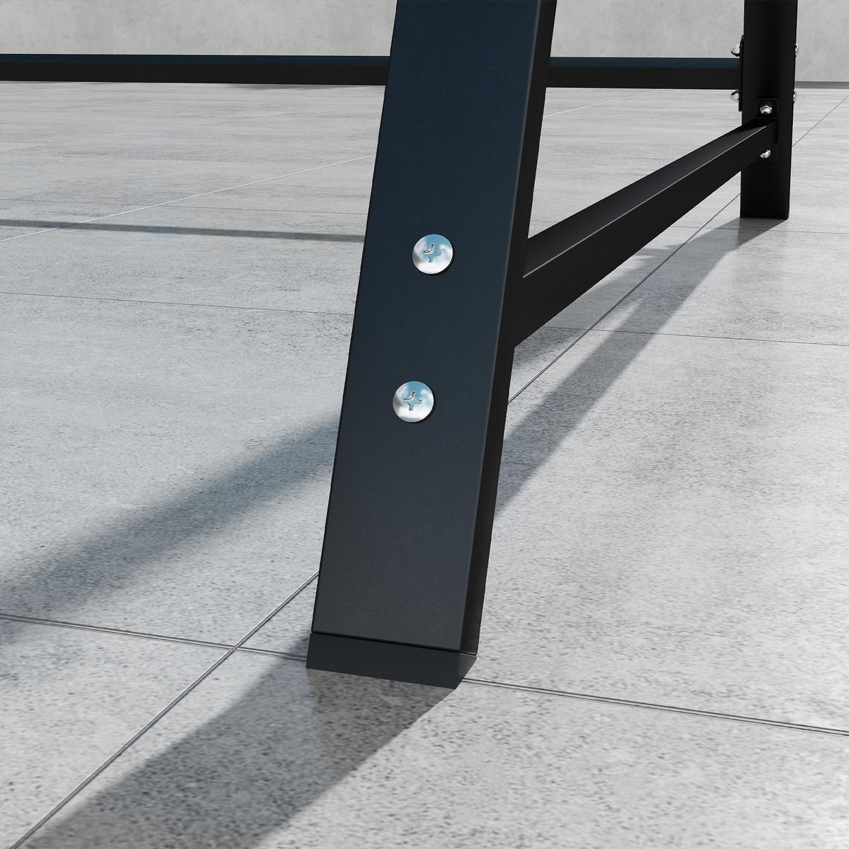 HOLLYWOODSCHAUKEL DE-06973 2-Sitzer, verstellbares Sonnendach, wetterfest Schwarz - Schwarz, Metall (142/162/112cm) - ComfortXL