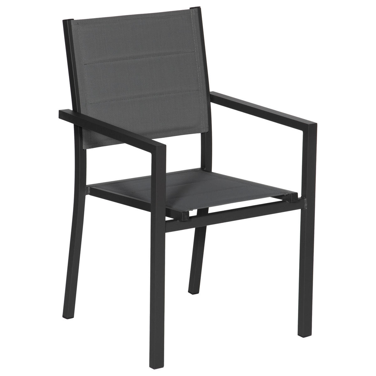 STÜHLE Anthrazitgrau und Grau 4er-Set - Grau, Kunststoff (56.5/90/57cm) - Happy Garden