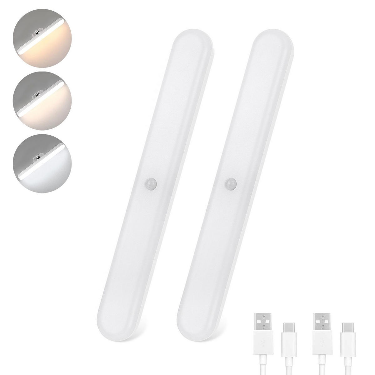 LED WANDLEUCHTE Elisabeth - Weiß, Kunststoff (6/4/24cm) - Nettlife