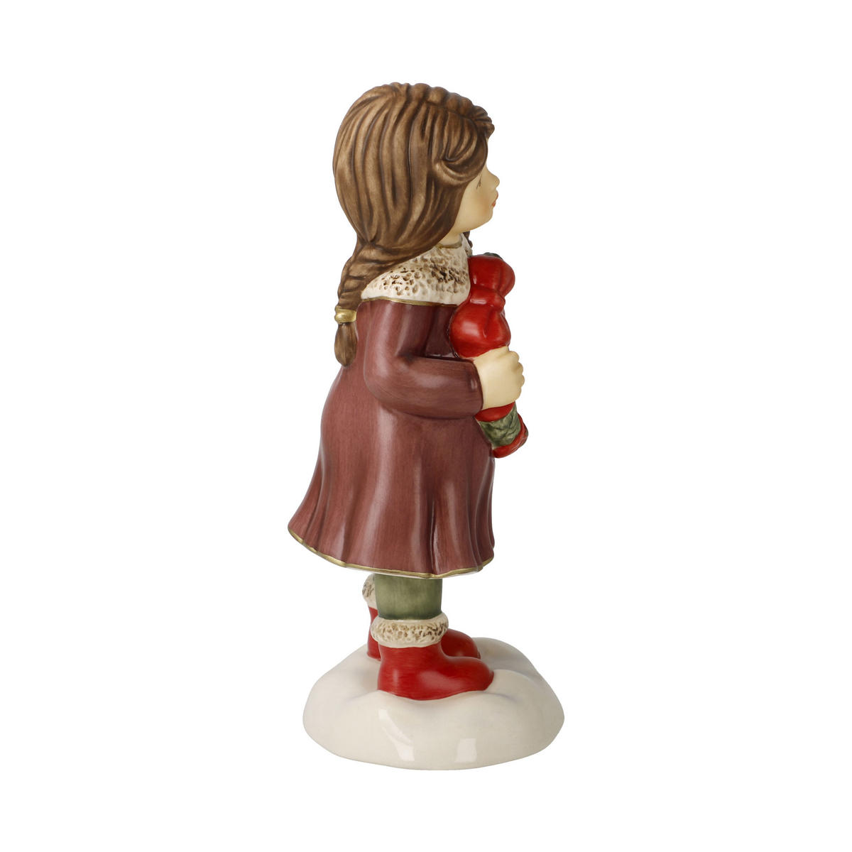 DEKOFIGUR Ein Kranz zum Advent, Steingut, Bunt, 14.5 cm - Multicolor, Keramik (6/14.5/7cm) - Goebel