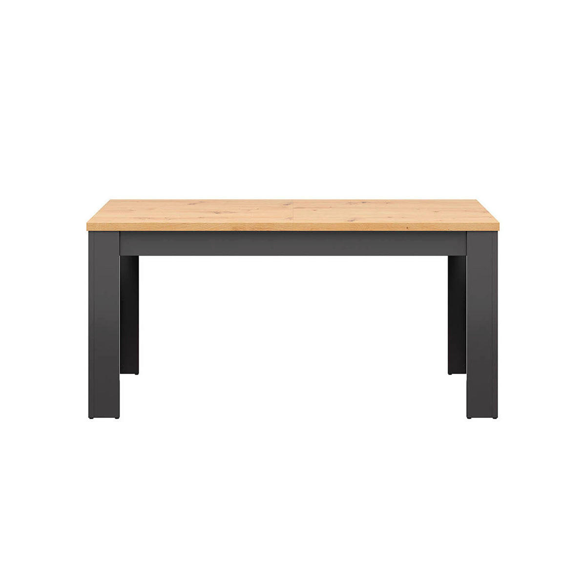STOL ZA BLAGOVAONICU Duck 8 mjesta Ugljenosivi sivi i drvo - siva, drvni materijal (90/200/76cm) - Petits-meubles