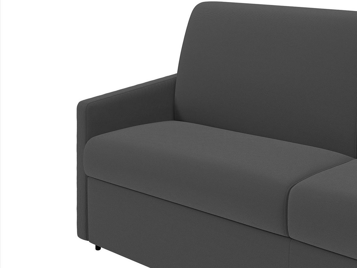 SCHLAFSOFA - 3 Personen - Stoff - Grau - - Grau, Textil (170/97/223cm) - Vente-Unique