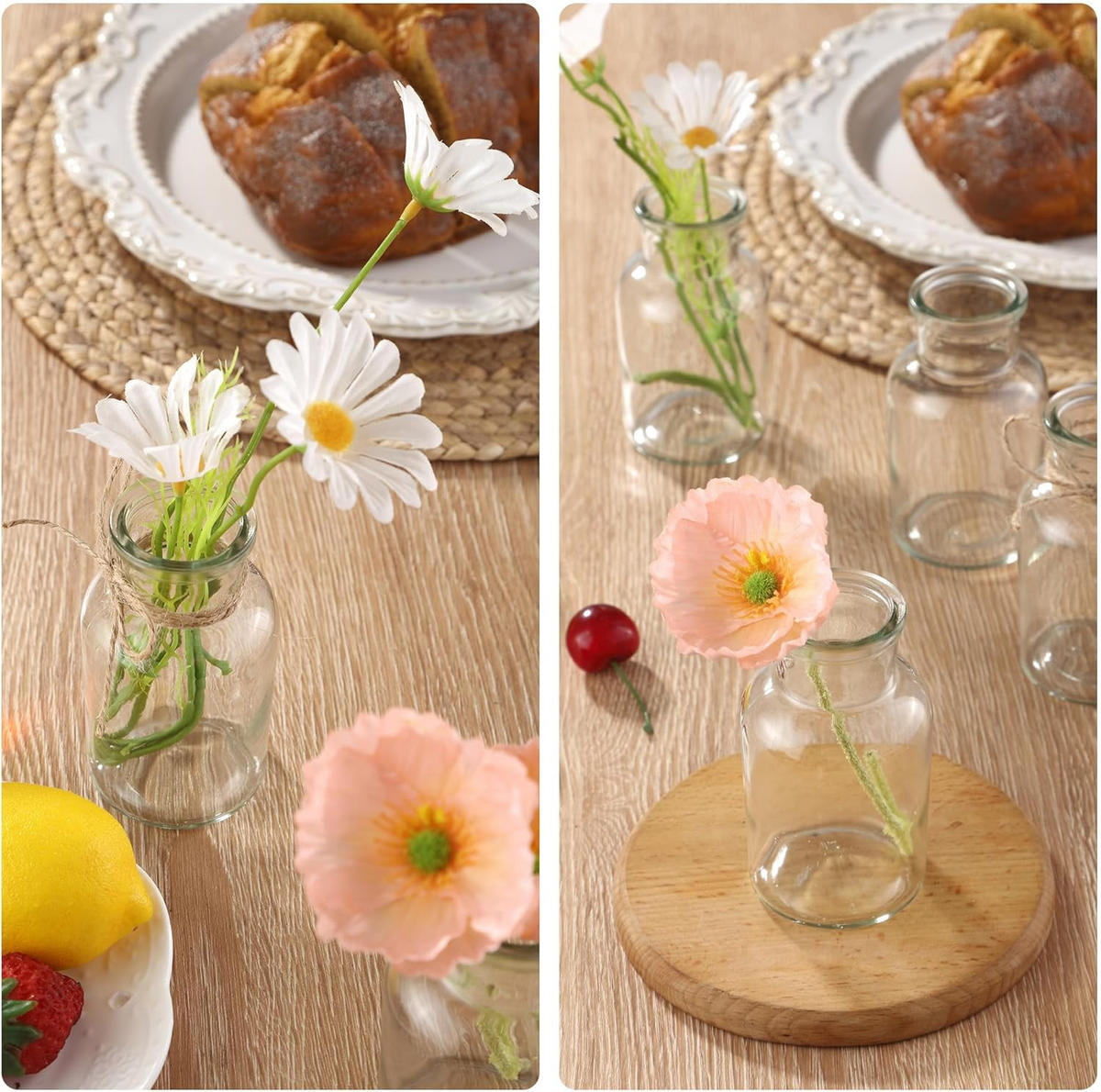 VASE Transparentes Glas - Transparent, Glas (12.5cm) - LIBRATON
