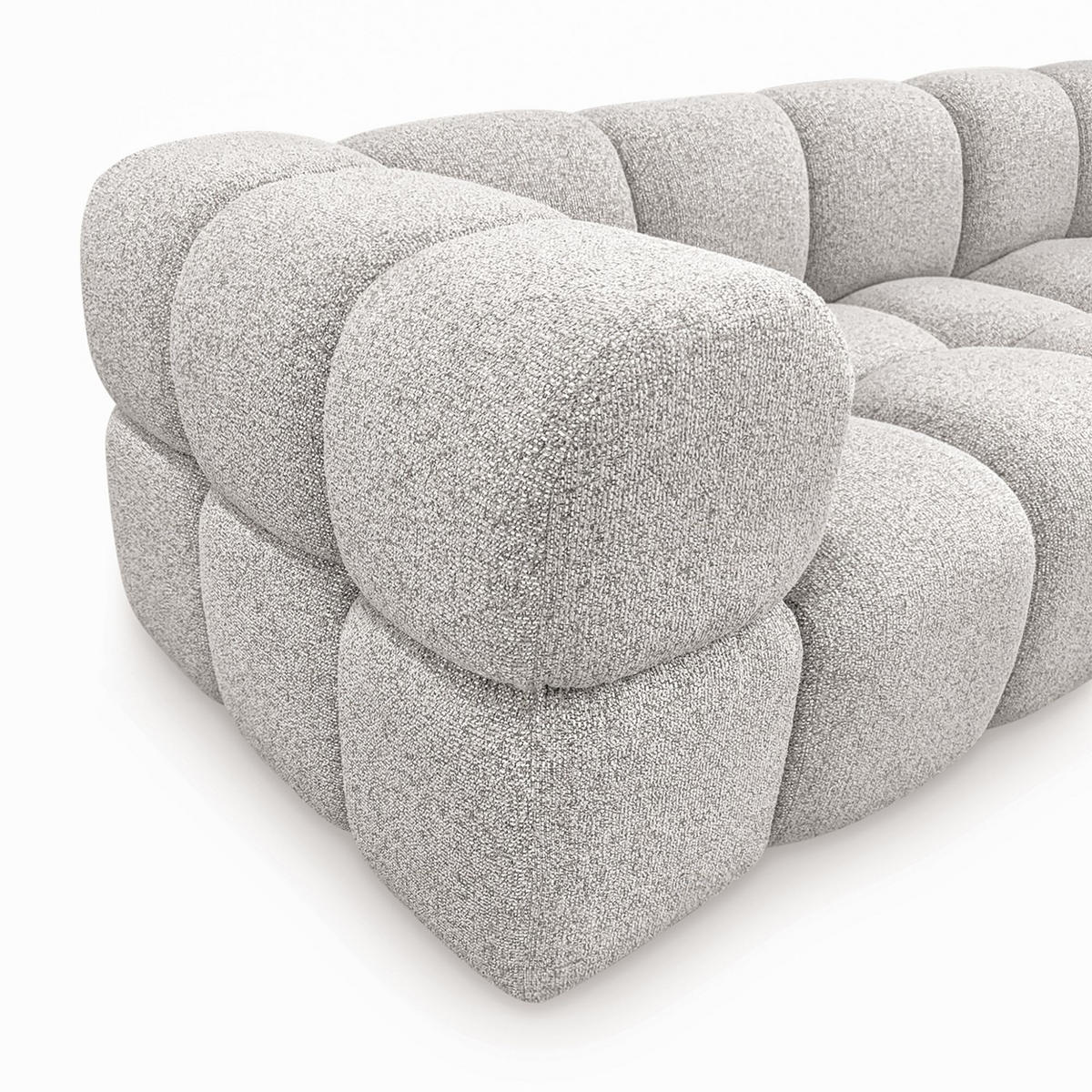 ECKSOFA Blanche In Bluvel - Schwarz, Holzwerkstoff/Textil (280/150cm) - Fun Möbel