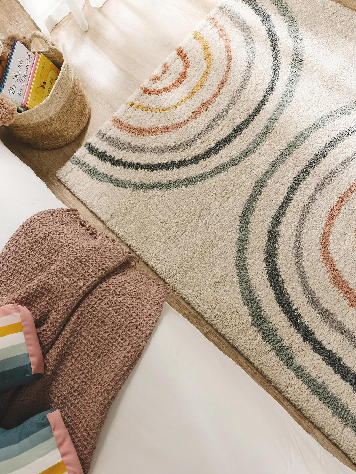 OTROŠKA preproga Gobi Večbarvna 120x170 cm - večbarvno, umetna masa/tekstil (120/170cm) - Lytte