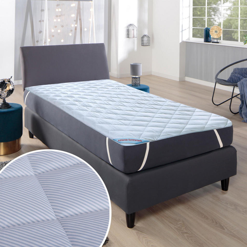 Thumbnail - Bestlivings Matratzenauflage, Weiß, Textil, 90x200 cm, Oeko-Tex®, Schlafzimmer, Matratzen Shop, Matratzen