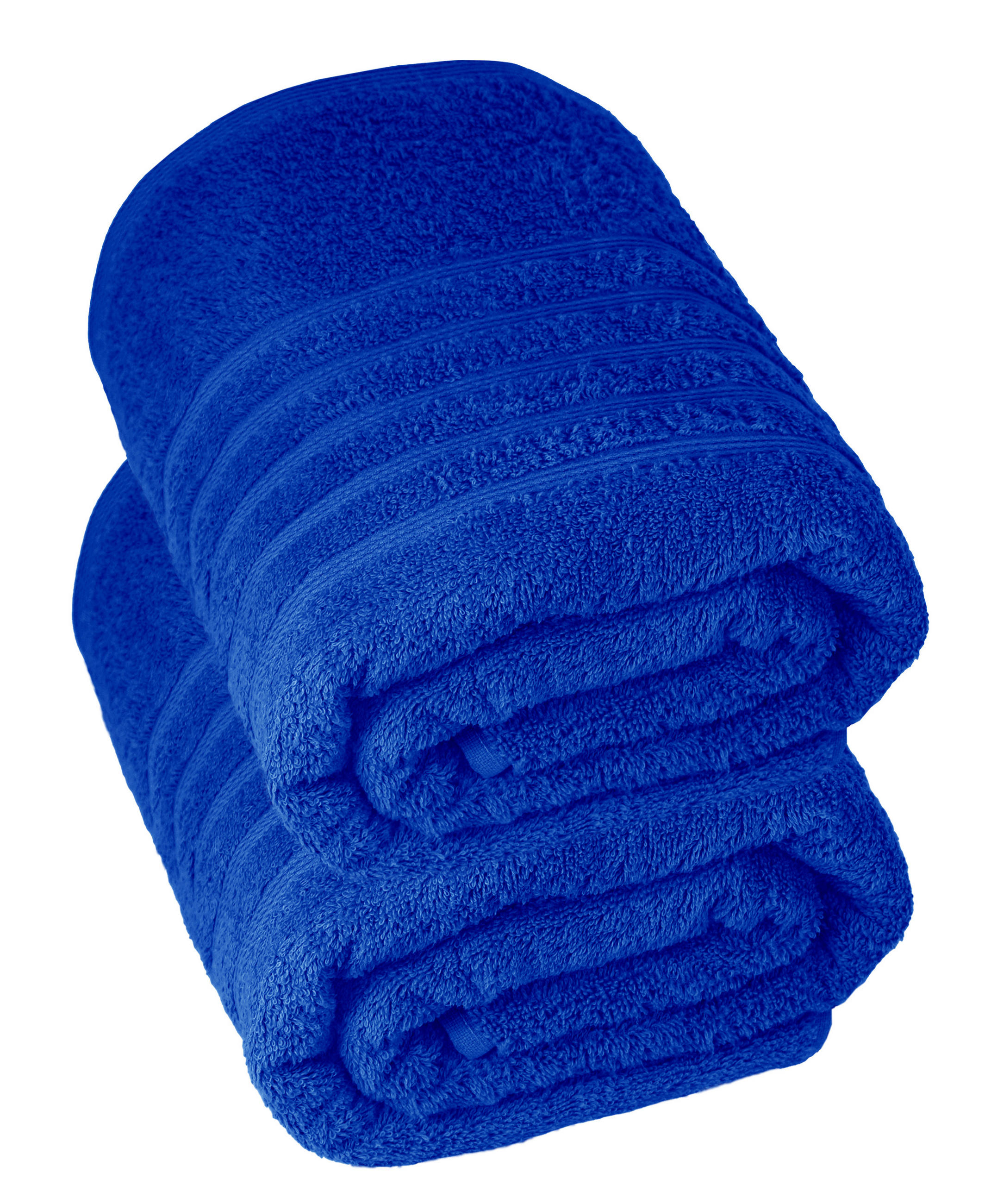 BADETUCH London Azur Blau 2er Set 100x150 - Blau, Textil (100/150cm) - Lashuma