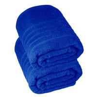 BADETUCH London Azur Blau 2er Set 100x150 - Blau, Textil (100/150cm) - Lashuma