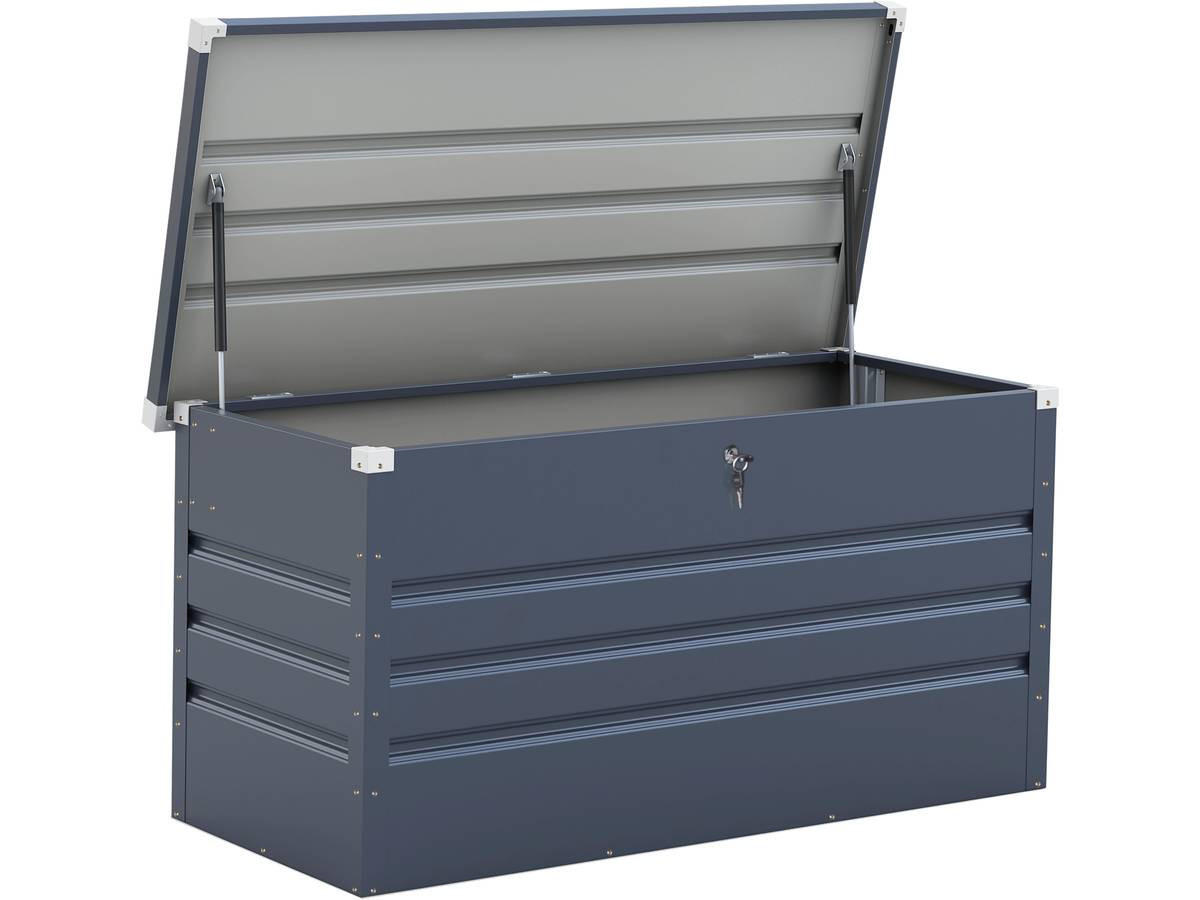 Habitat Garten Gartenschrank Grau 61x60x132 cm