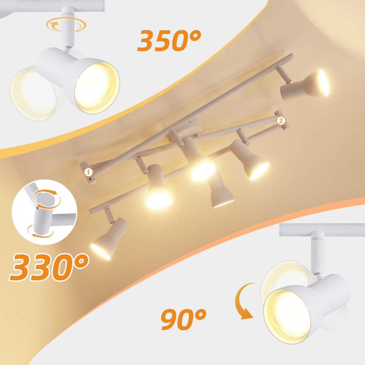 STRAHLER Hylzork 8/18.5/8 cm - Weiß, Metall (8/8/18.5cm) - ZMH