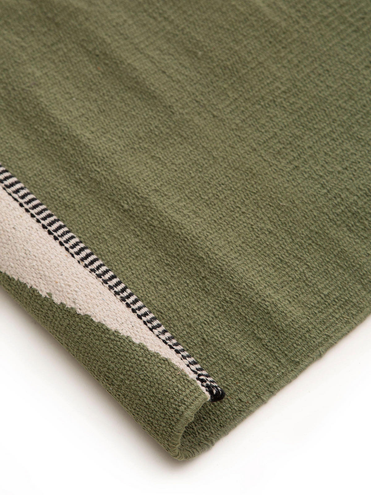BAUMWOLLTEPPICH Lenny Grün 160x230 cm - Grün, Textil (160/230cm) - benuta Pop