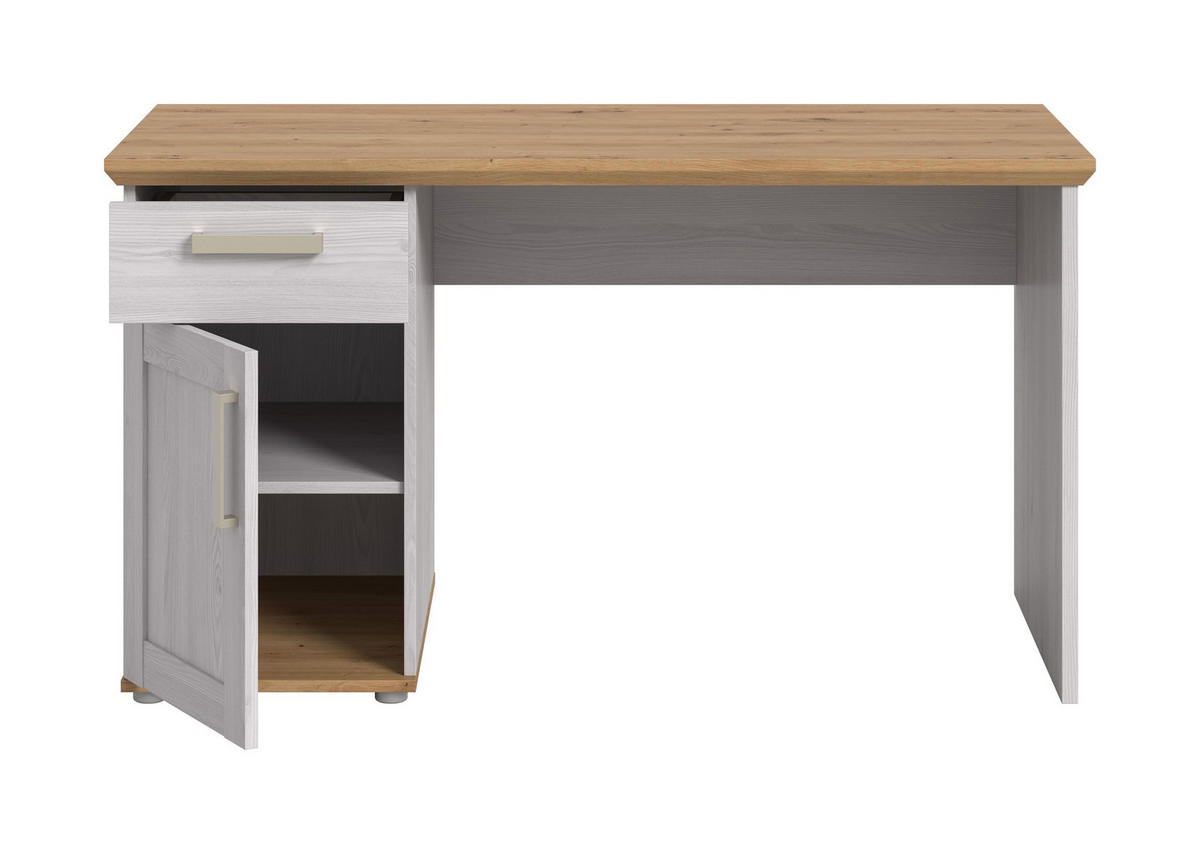 SCHREIBTISCH VERONA (B/H/T: ca. 134/75/62 cm) in Sibiu Lärche Nachbildung/Sibiu Lärche Nachbildung - Lärchefarben, Holzwerkstoff (62/134/75cm)
