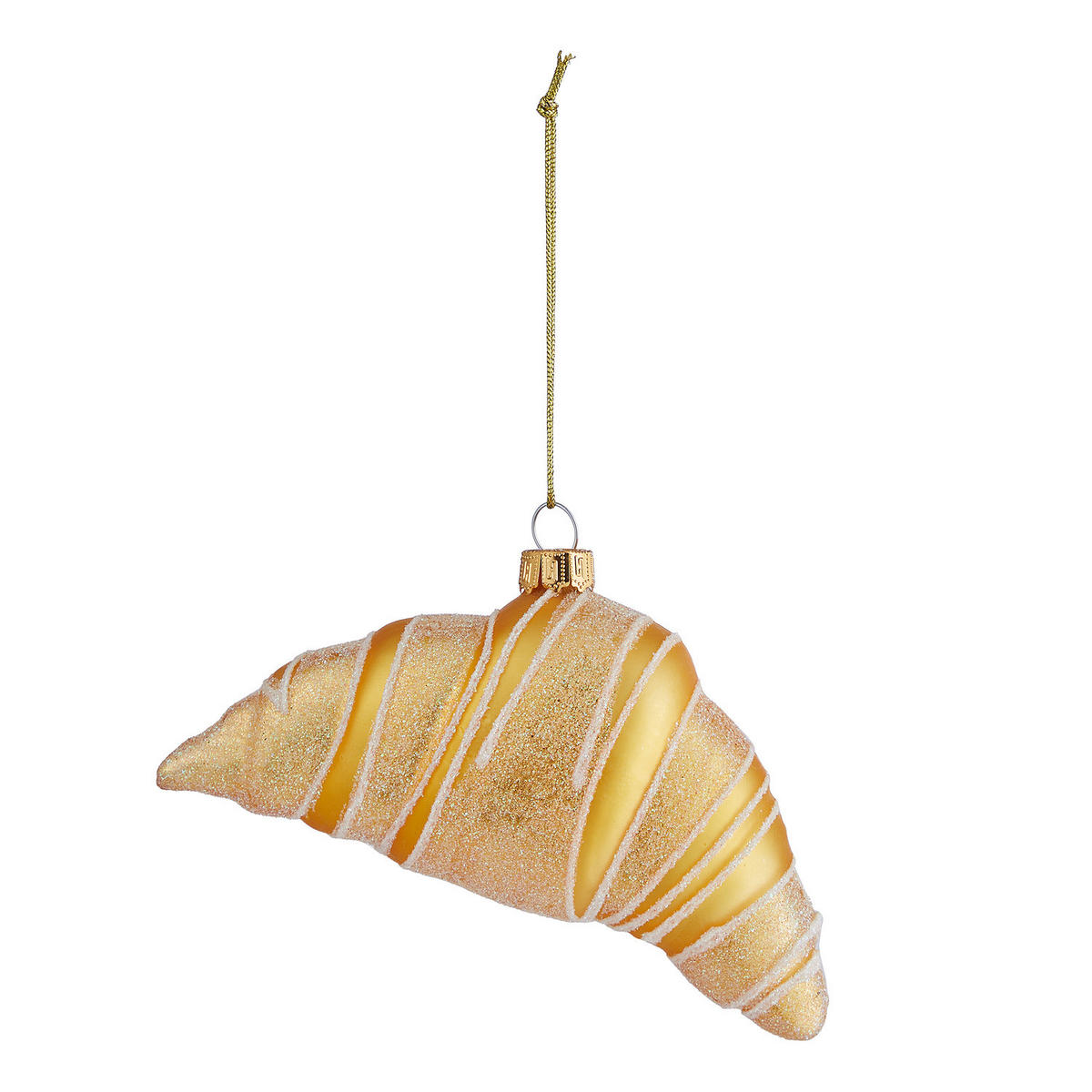 BAUMANHÄNGER Hang On Croissant - Gelb, Glas (6/6/12cm) - Butlers