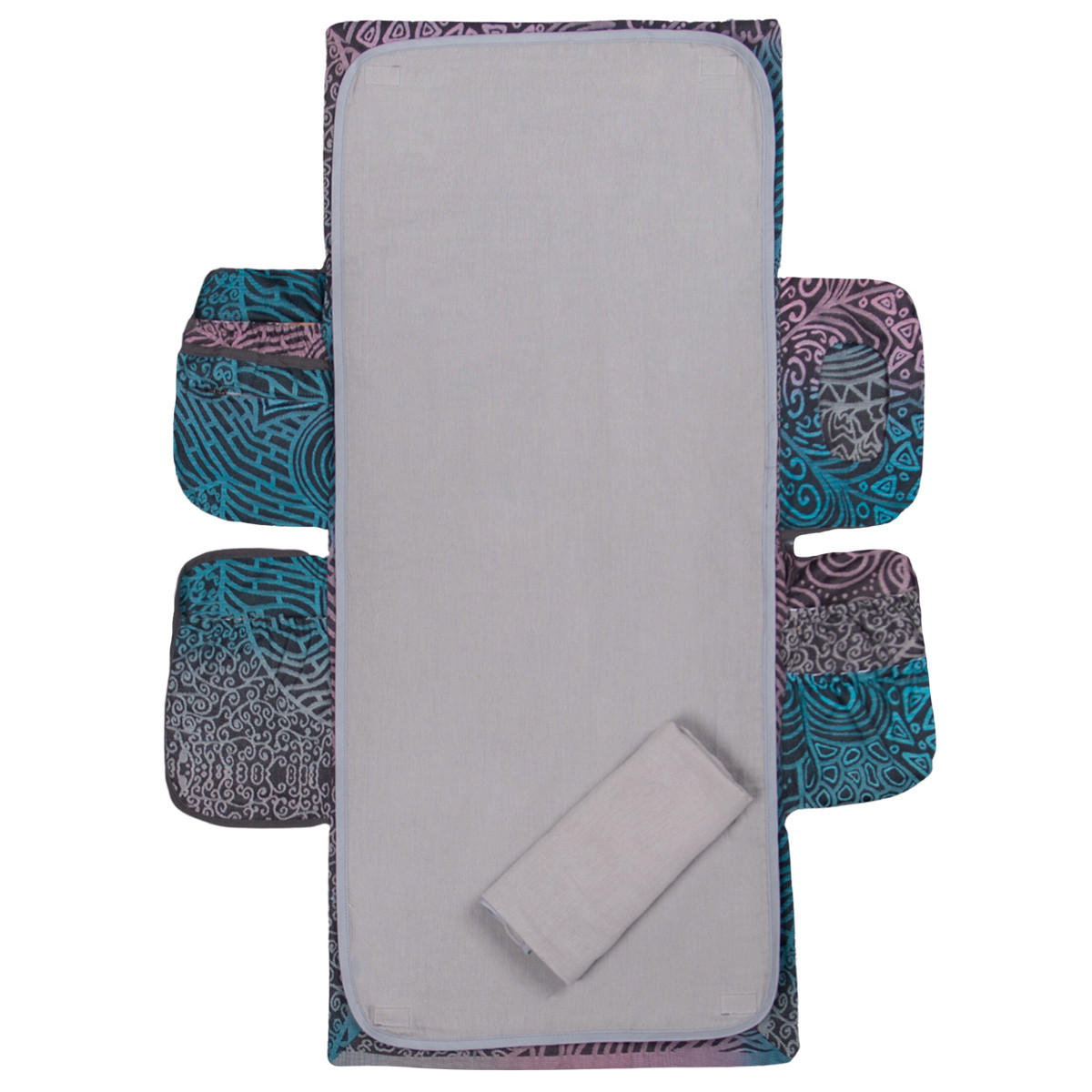 WICKELTASCHEN ORGANIZER Wickelmax - Blau/Schwarz, Textil (20/25cm) - Hoppediz
