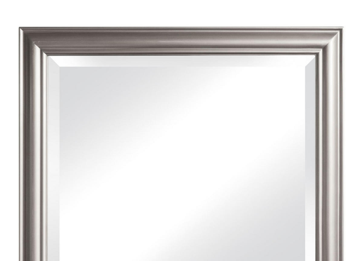 WANDSPIEGEL XL 180x80 cm, Silber, Holz - Silberfarben, Holz (80/180/80cm) - dasmöbelwerk