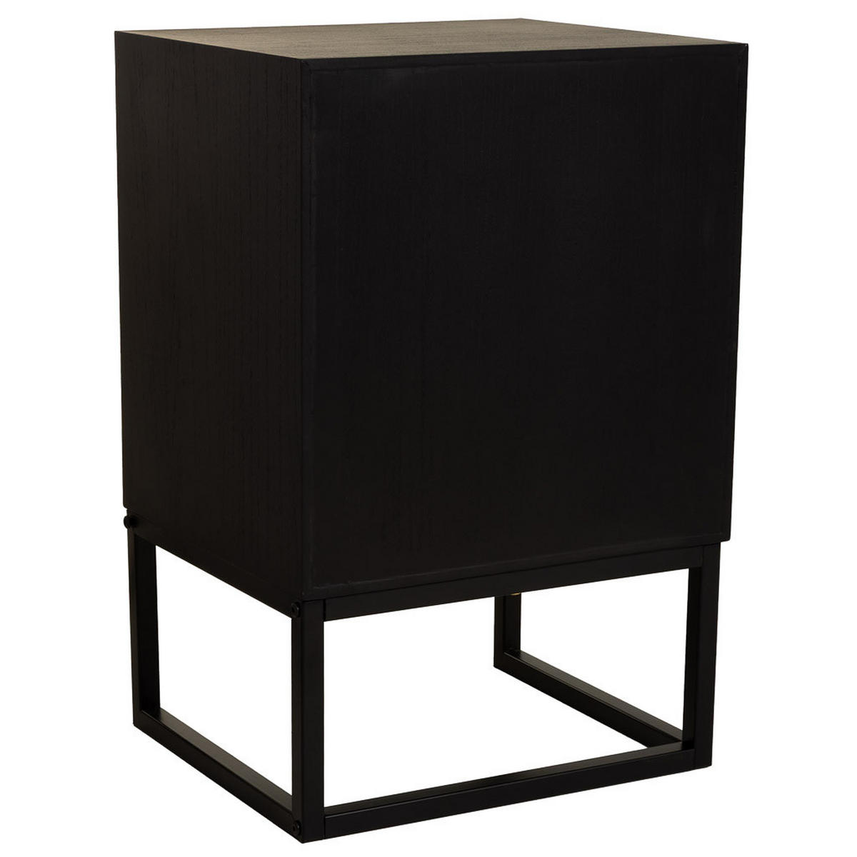 NACHTTISCH aus Holz, schwarz, 40x35x61cm - Schwarz, Holzwerkstoff (40/61/35cm) - Wanderlust