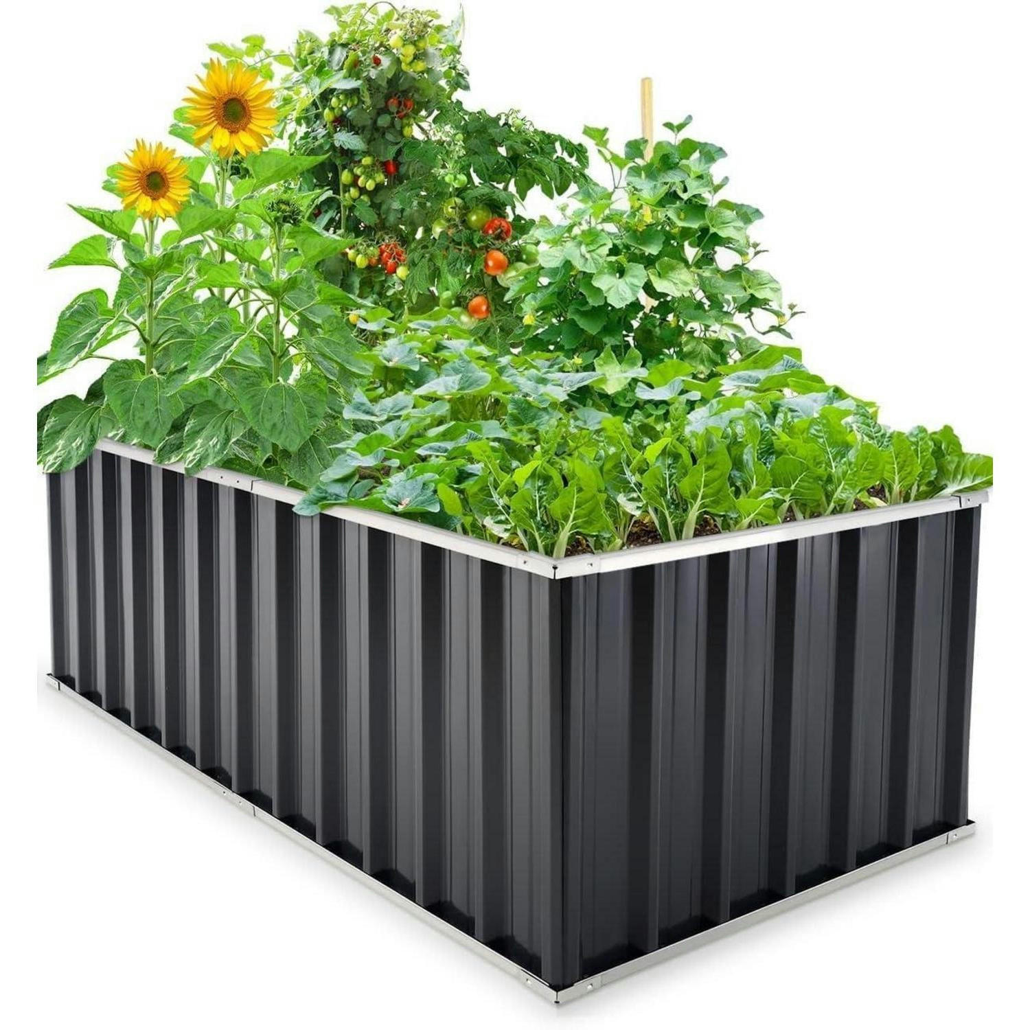 XXXLutz Hochbeet Grau 91.4x61x172.7 cm