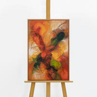 GEMÄLDE Herbsttanz Schattenfugenrahmen Eichefarben 60x40 cm - Eichefarben, Holz (60/40cm) - YS-art gallery