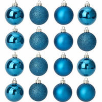 GLASKUGELN Blau Ø 8 cm, 16er-Set - Blau, Glas (20.1/29.8/20.1cm) - Home Styling Collection