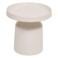 COUCHTISCH Abadi Beige 43/43/42 cm - Beige, Metall (43/43/42cm) - Atmosphera Createur d´interieur