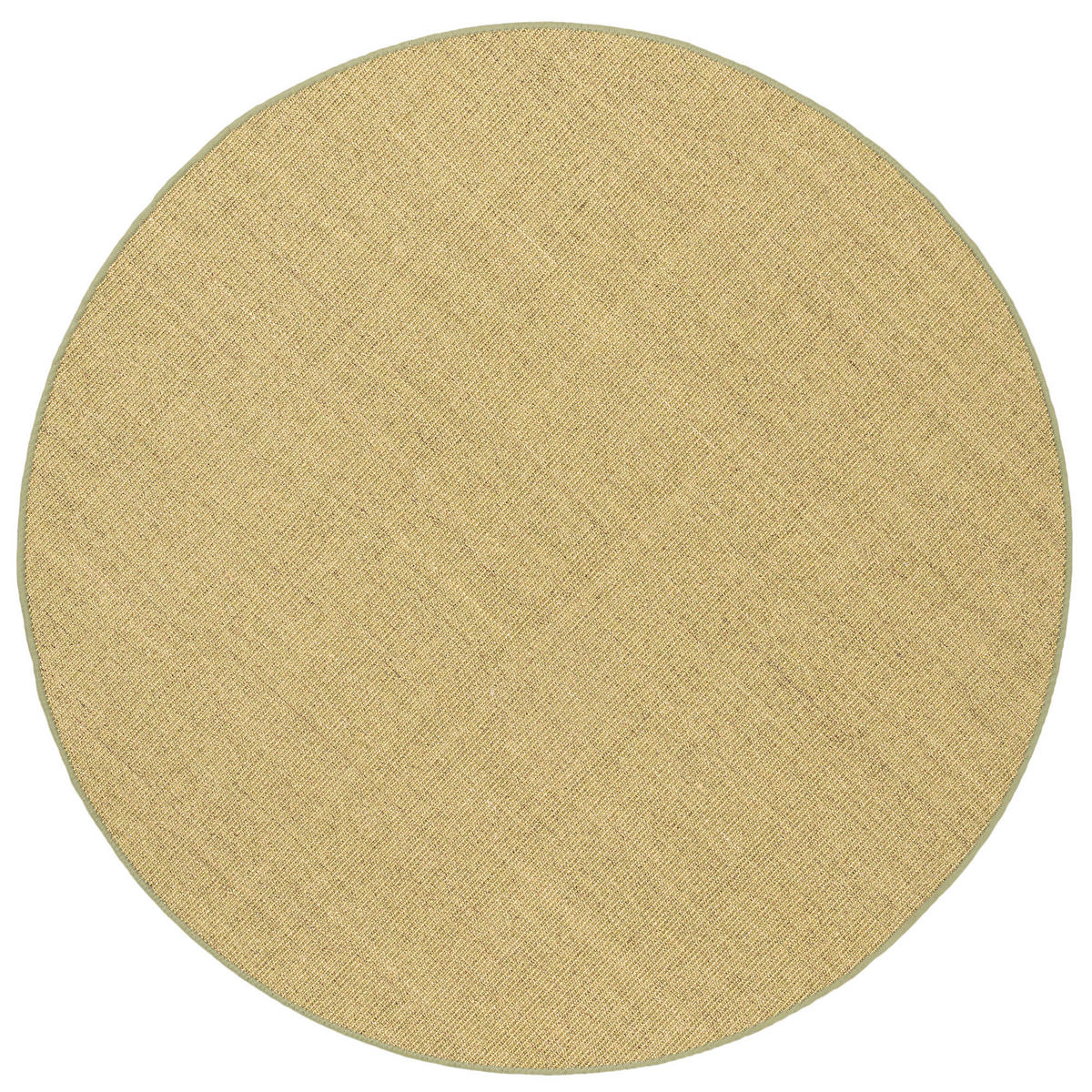 SISAL NATUR TEPPICH RUND - Grün, Textil (160/160cm) - Snapstyle
