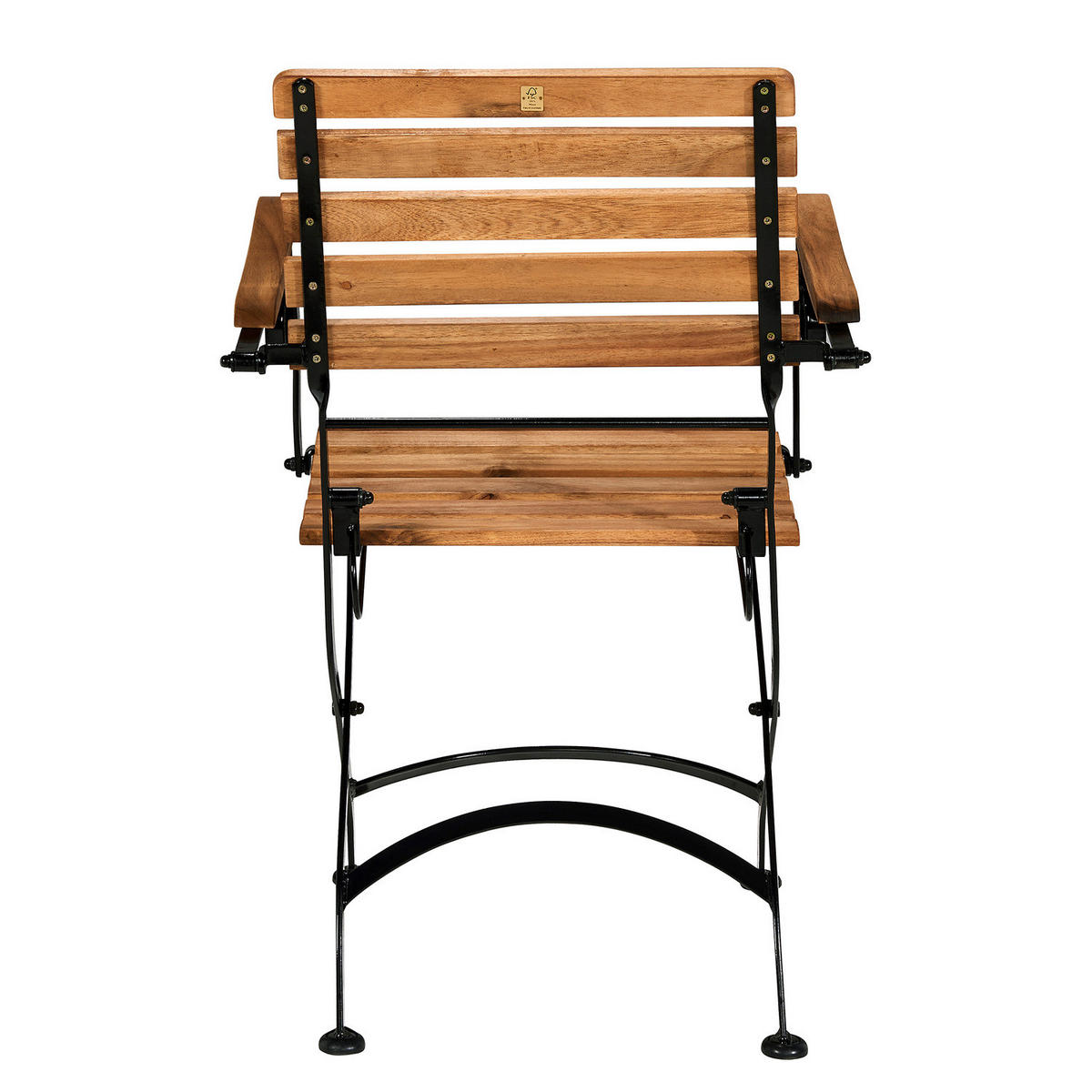 BALKON-SET (3-teilig) Parklife - Braun, Holz/Metall - BUTLERS