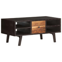 COUCHTISCH 100x50x45 cm Altholz Massiv - Schwarz, Holzwerkstoff (100/50/45cm) - furnicato