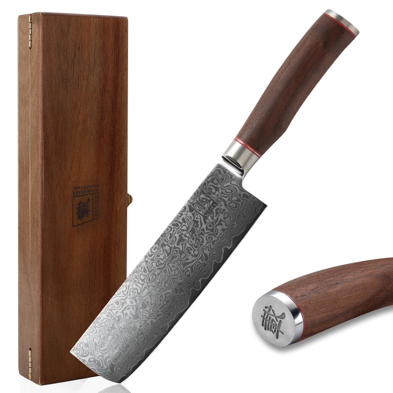 Zayiko Nakirimesser Nussbaum 31 cm