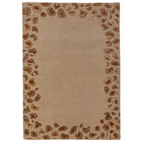 VISKOSETEPPICH SABLE, mit Tier-Motiv, Natur, 140 x 200 cm - Beige, Textil (140/200cm) - KADIMA DESIGN