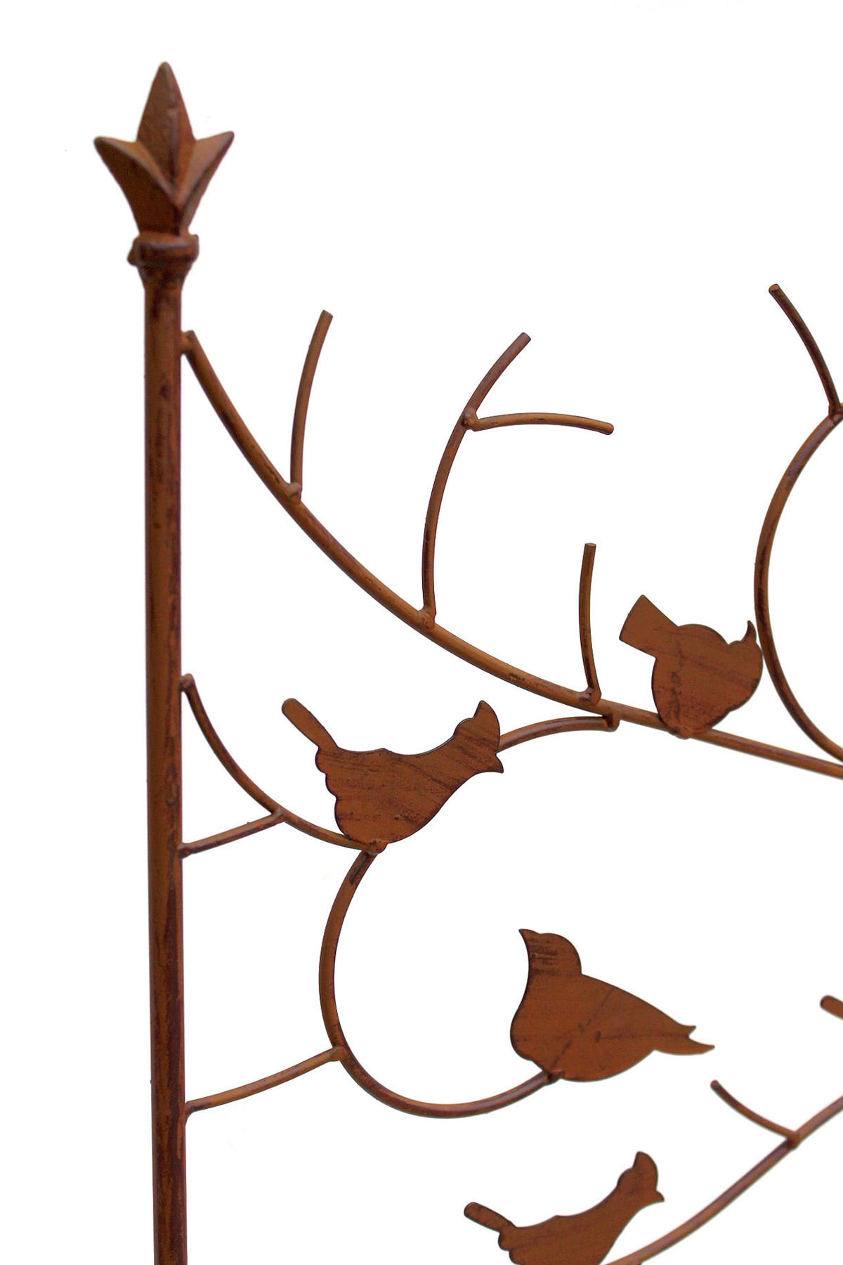 RANKGITTER mit Vögel Metall Rostbraun 150 cm - Braun, Metall (50/150/1cm) - DanDiBo