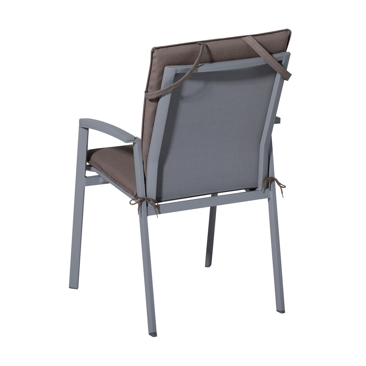 GARTENSTUHLKISSEN Panama 97/49 cm 4er-Set - Taupe, Textil (49/6/97cm) - Madison