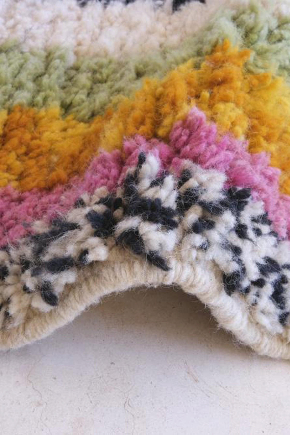 BERBERTEPPICH aus Marokko aus reiner Wolle mehrfarbig - Multicolor, Naturmaterialien (195/301cm) - AFK Living