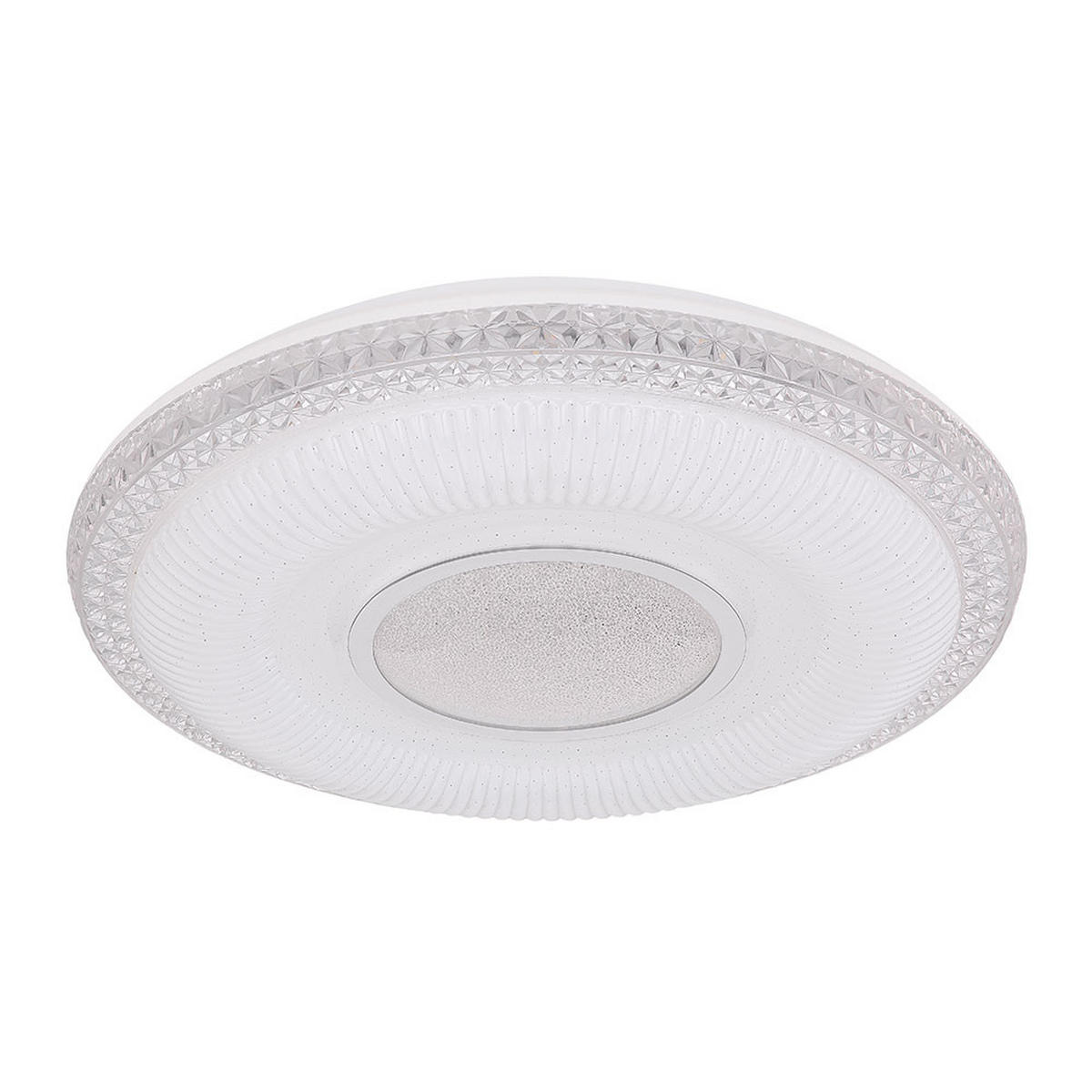 LED DECKENLEUCHTE Klemens Weiß Metall - Weiß, Metall (50/50/9cm) - Globo Lighting